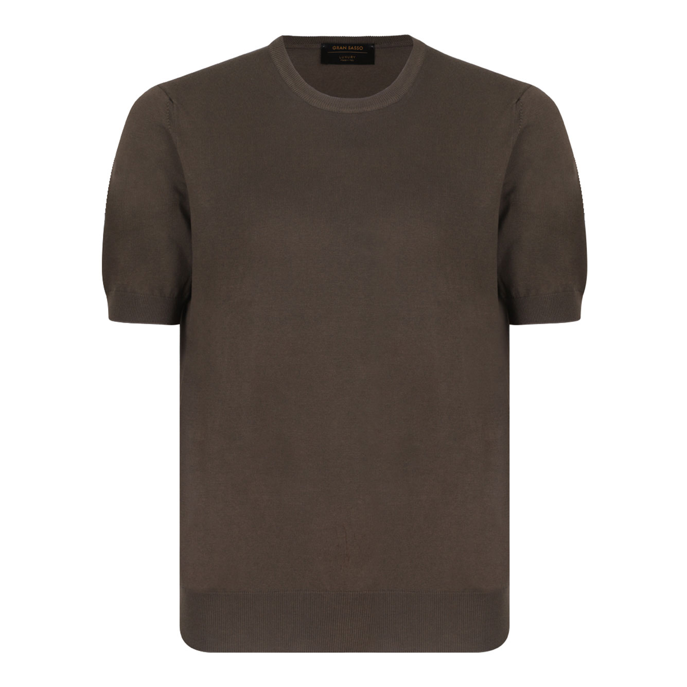 브라운 KNITWEAR 티셔츠